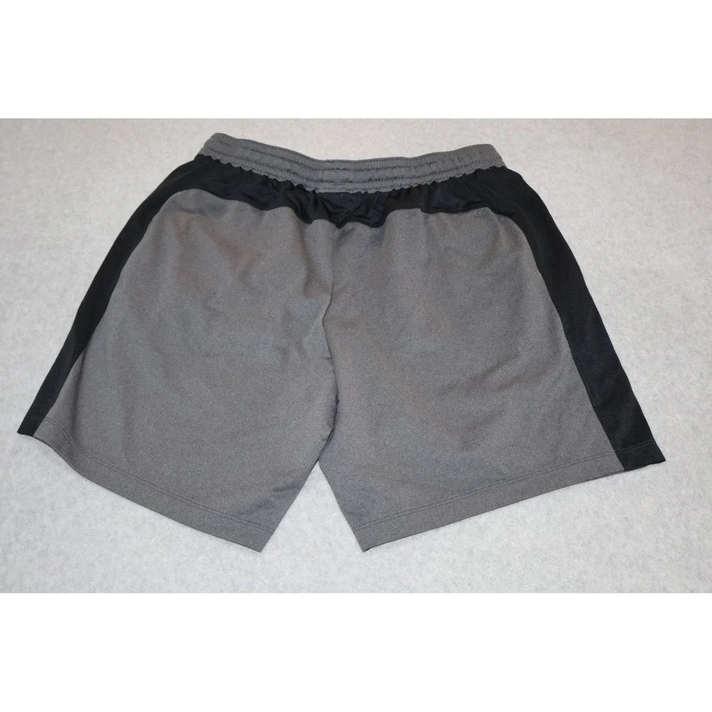 Under Armour Gym Shorts Mens XL Gray HeatGear Fitted Athletic 8
